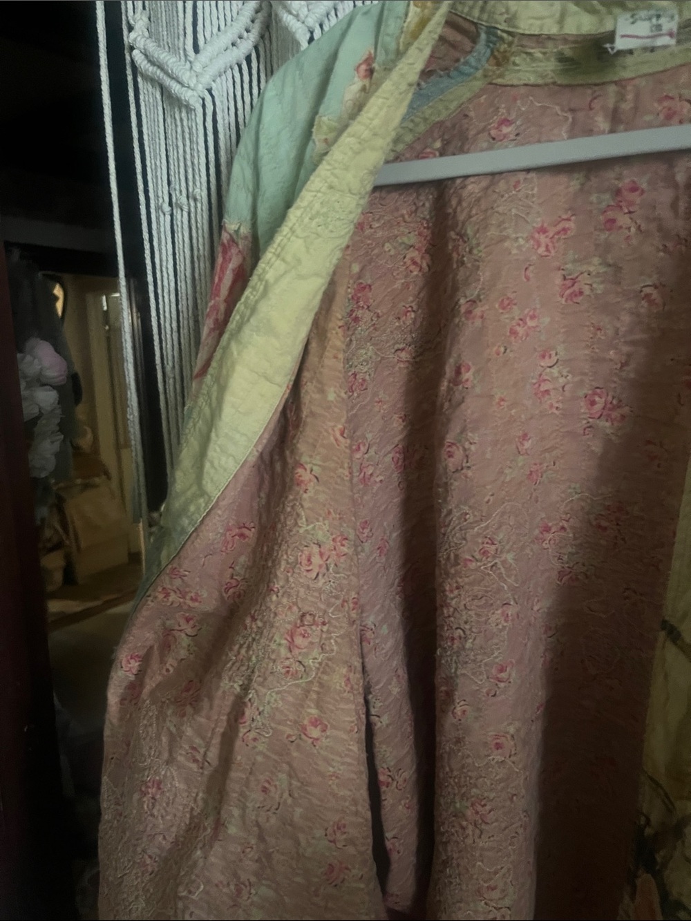 Magnolia Pearl Mint Sage Floral Kimono Jacket - Picture 11 of 16